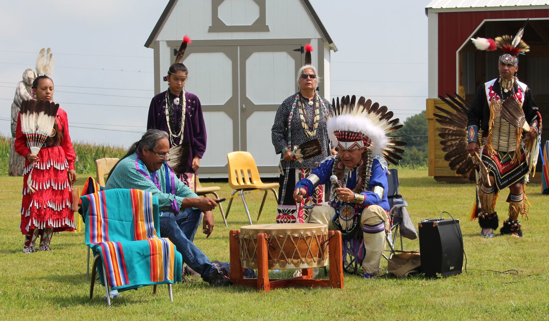 Ceremonial dancers